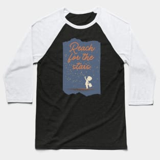 Retro Reach for the stars Baseball T-Shirt